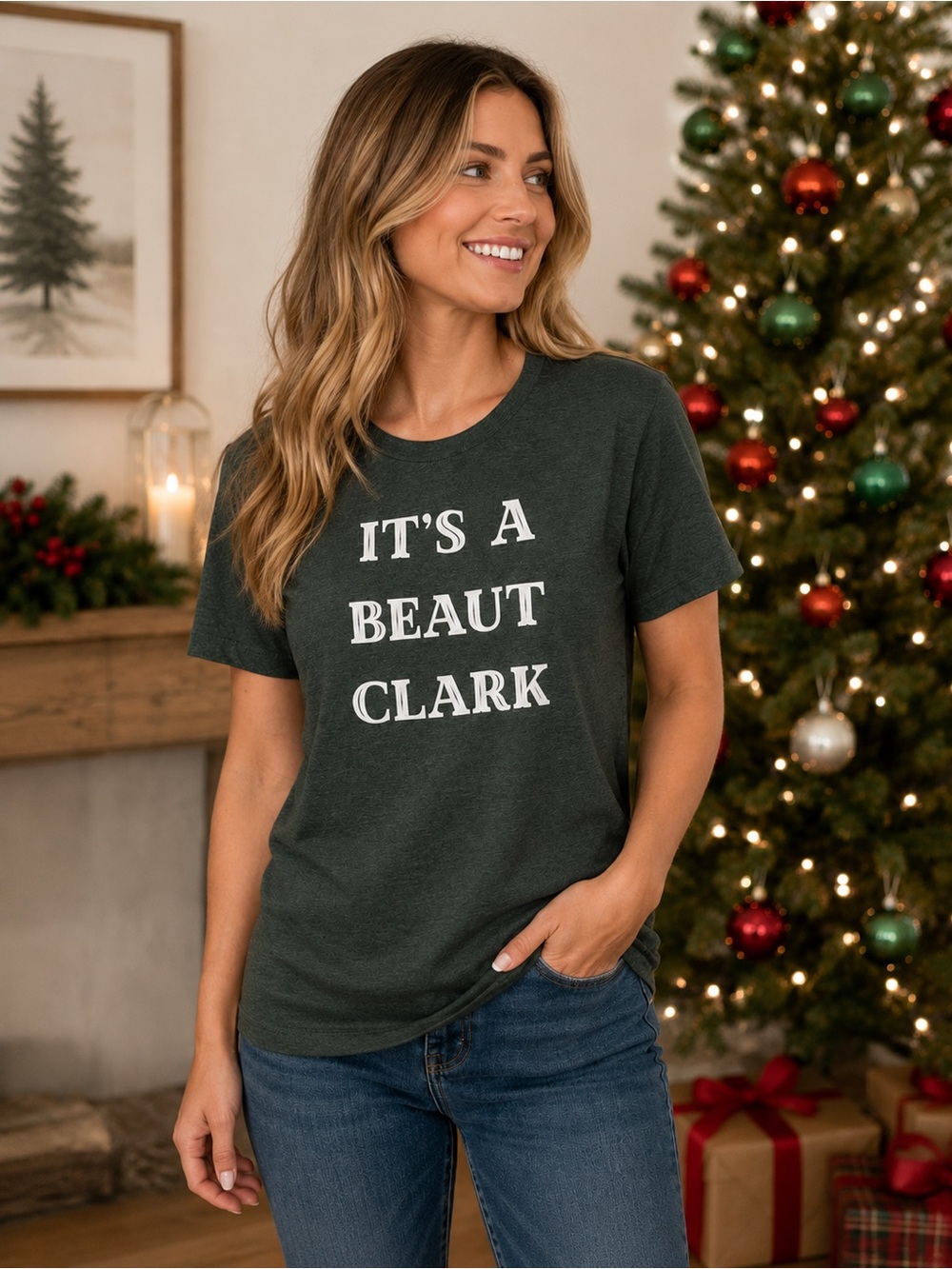 It’s a Beaut Clark Christmas Shirt Size S